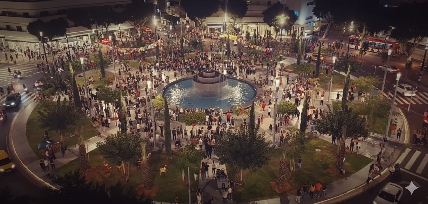 City life in Tel Aviv